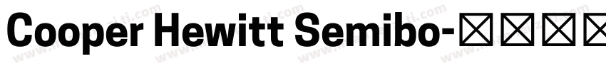Cooper Hewitt Semibo字体转换